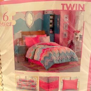 NEW Marielle 6PC TWIN Bed in a Bag